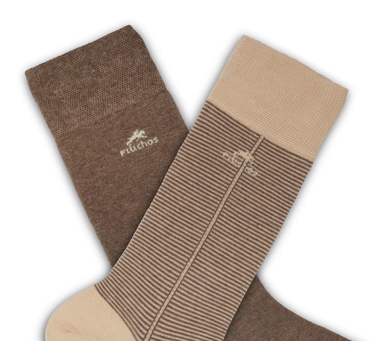 CA0009 Calcetin largo Light Brown 2p-3