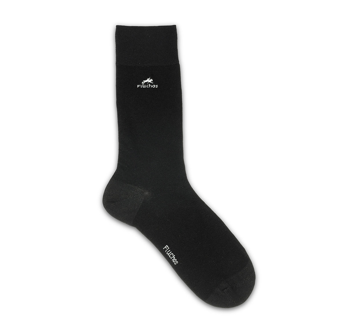 CA0009 Calcetin largo Black-Grey stripes 2p-2